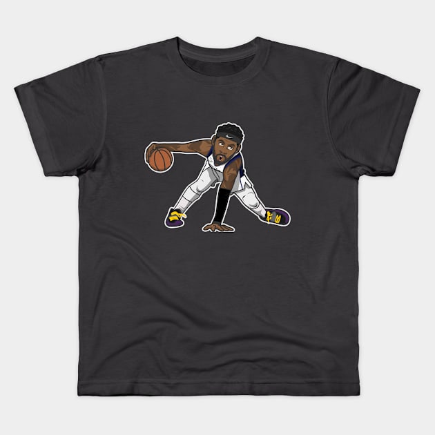 kyrie irving Cartoon Sylr Kids T-Shirt by ray1007